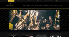 Desktop Screenshot of privilege-entertainment.com
